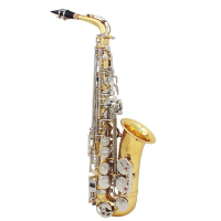 Альт-саксофон LADE Alto Saxophone Sax Brass Engraved Eb E-Flat Natural White Shell Button Q2L6